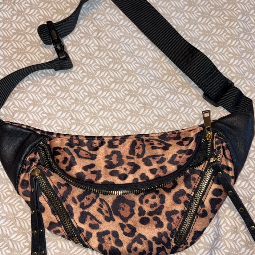 Leopard Print Crossbody Bag